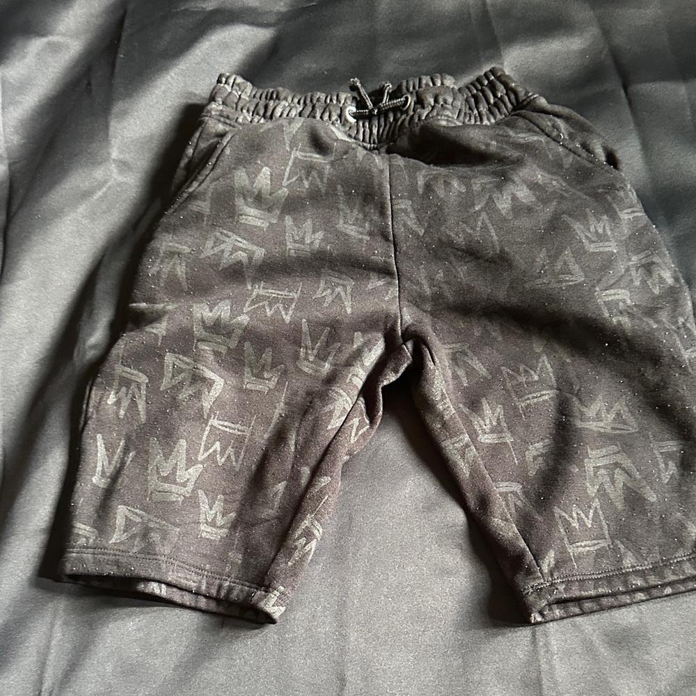 Kids Joggers with Crown Pattern